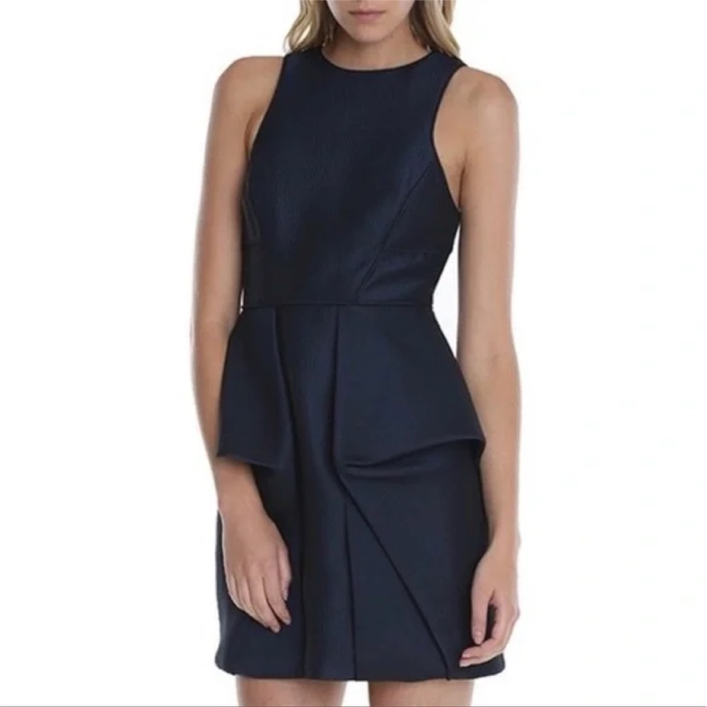 TIBI Simona Crew Neck Mini Dress - Picture 2 of 14